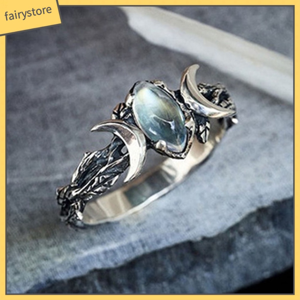 Nhẫn Đính Đá Phong Cách Bohemia Cổ Điển [Fairy1] Cho Nữ