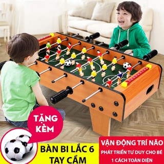 [TẶNG KÈM BÓNG] Bàn Bi Lắc 6 Tay Cầm Có Chân - Bộ Đồ Chơi Cho Bé - Rèn Luyện Phản Xạ - Tư Duy Cho Bé