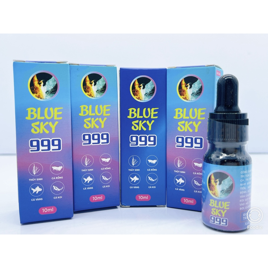 Blue Sky 999 5ml 10ml - Xử Lý Túm Lắc Cá 7 Màu, Các Loại Nấm Cho Mọi Loại Cá Cảnh