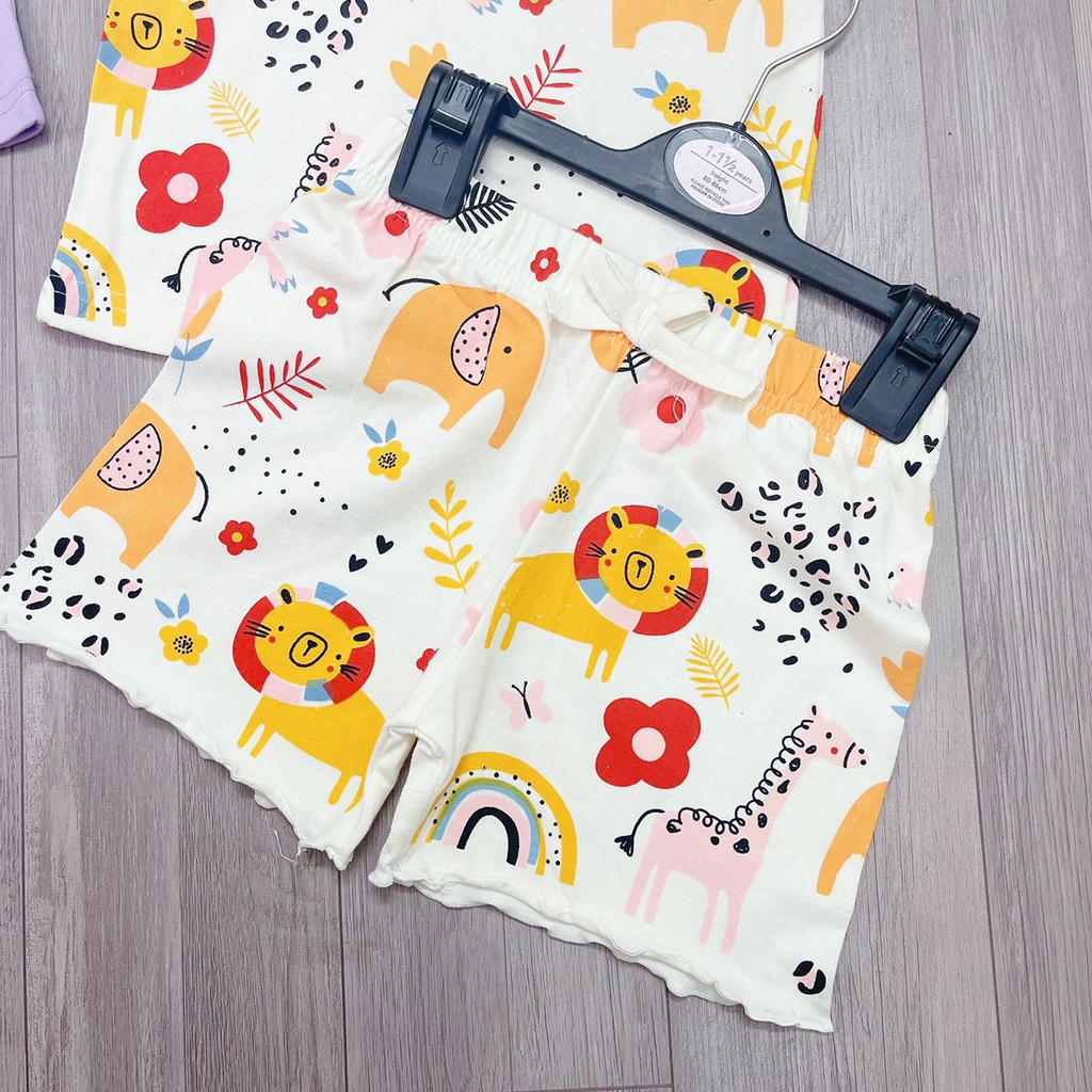 Set 2 bộ thun cho bé gái từ 10 đến 20kg