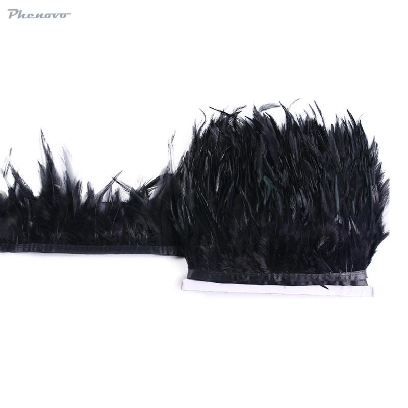 Cuộn Dây Lông Vũ Dài 1M Màu Đen Dùng Trang Trí Tiệc