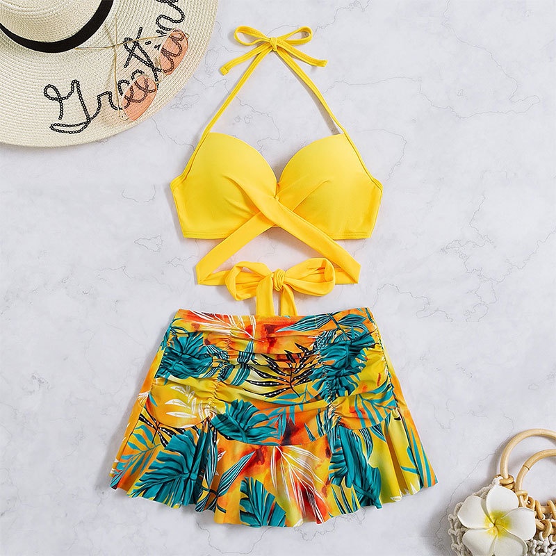 Bộ Đồ Bơi Bikini Hai Dây Phong Cách Âu Mỹ Thời Trang Mới 2023 Cho Nữ