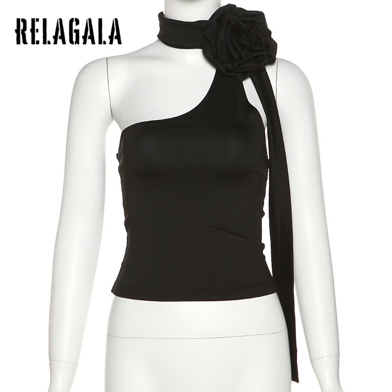 Áo Tank Top Hai Dây Màu Trơn Thời Trang 2023 Quyến Rũ Cho Nữ