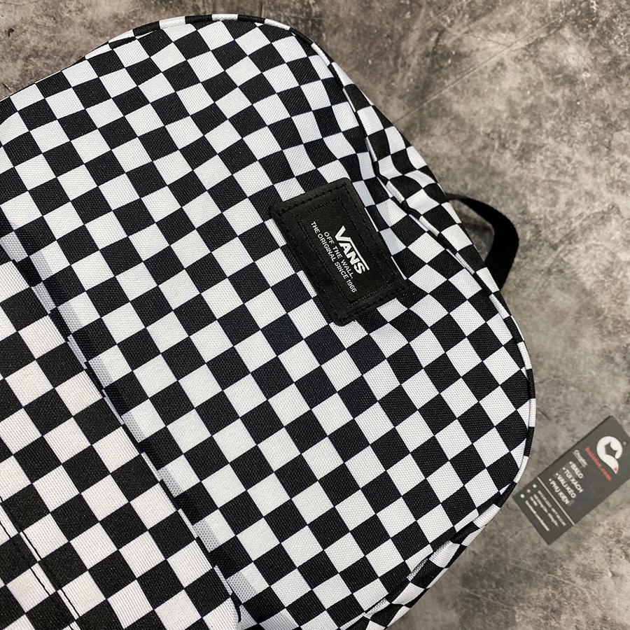 Balo Vans OLD SKOOL CHECKERBOARD BACKPACK XUẤT DƯ XỊN