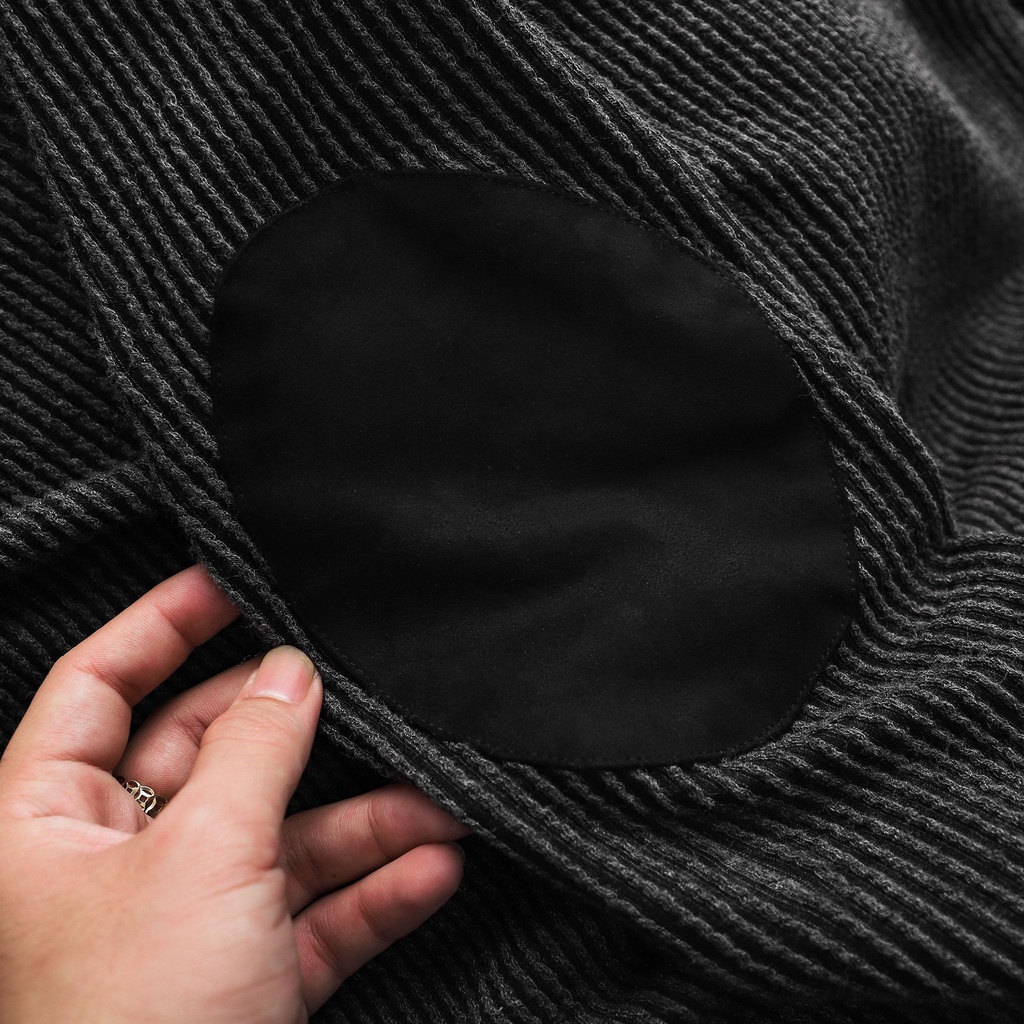 Áo Thun Tay Dài Nam Claus Trơn Phối Tay Áo Mới Lạ Chất Vải Len Mịn Thoáng Phong Cách Lịch Sự Form Regular - FAPAS