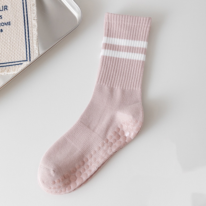 Vớ Yoga Nữ Cổ Cao, Tất Thể Thao Nữ Cotton Chống Trượt Thoáng Mát Co Dãn, Vớ Nữ Cổ Cao Yoga Cao Cấp
