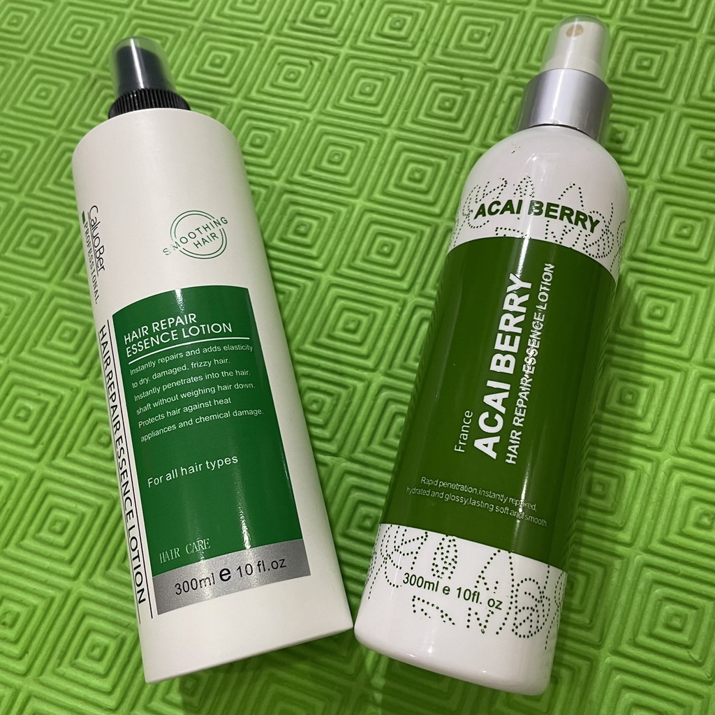 Xịt dưỡng đạm dưỡng tóc hư tổn Acai Berry Hair Repair Essence Lotion 300ml
