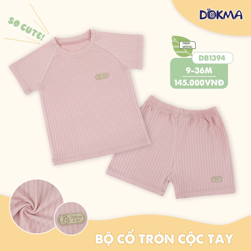 Bộ cổ tròn cộc tay Dokma DB1394