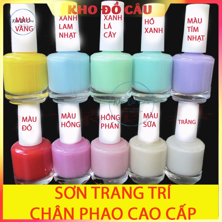 Sơn cao cấp trang trí phao câu cá thủ công