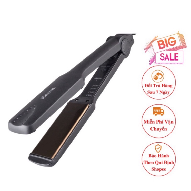 Máy Là Tóc Duỗi Tóc 4 Nấc Nhiệt Bản Pro KEMEI PRO - KM329 - Máy tạo kiểu tóc, Bảo Hành 12 Tháng