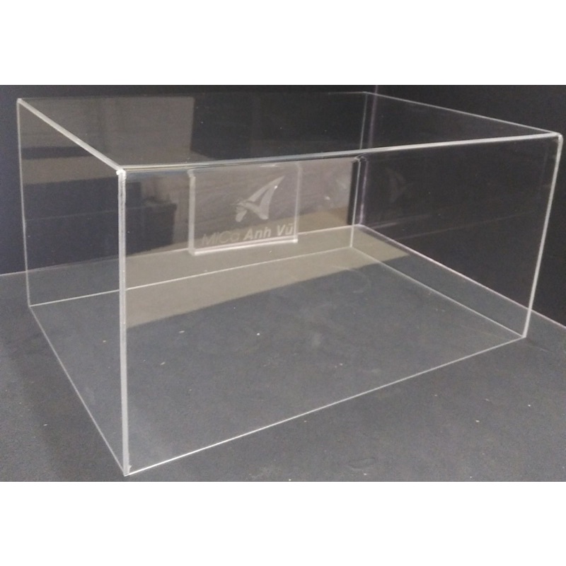 ❤️Xả kho hộp chụp mica trưng bày sản phẩm chống bui kích thước 45x18x10cm. Hộp chụp không đế