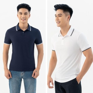 Áo polo nam basic trơn vải cotton co giãn 4 chiều thoáng mát trang trọng đủ size màu