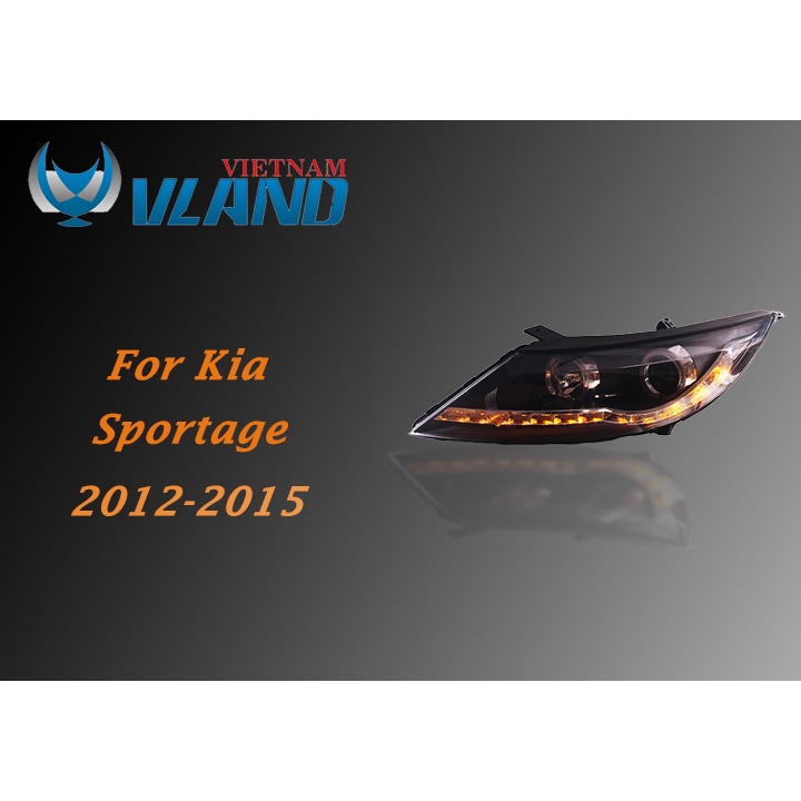 Đèn Pha Kia Sportage 2012-2015 Mẫu Audi Chính Hãng VLAND