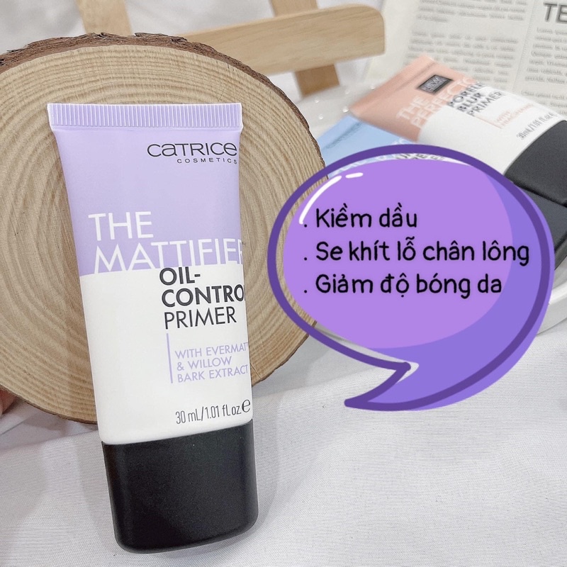 Kem lót kiềm dầu catrice prime