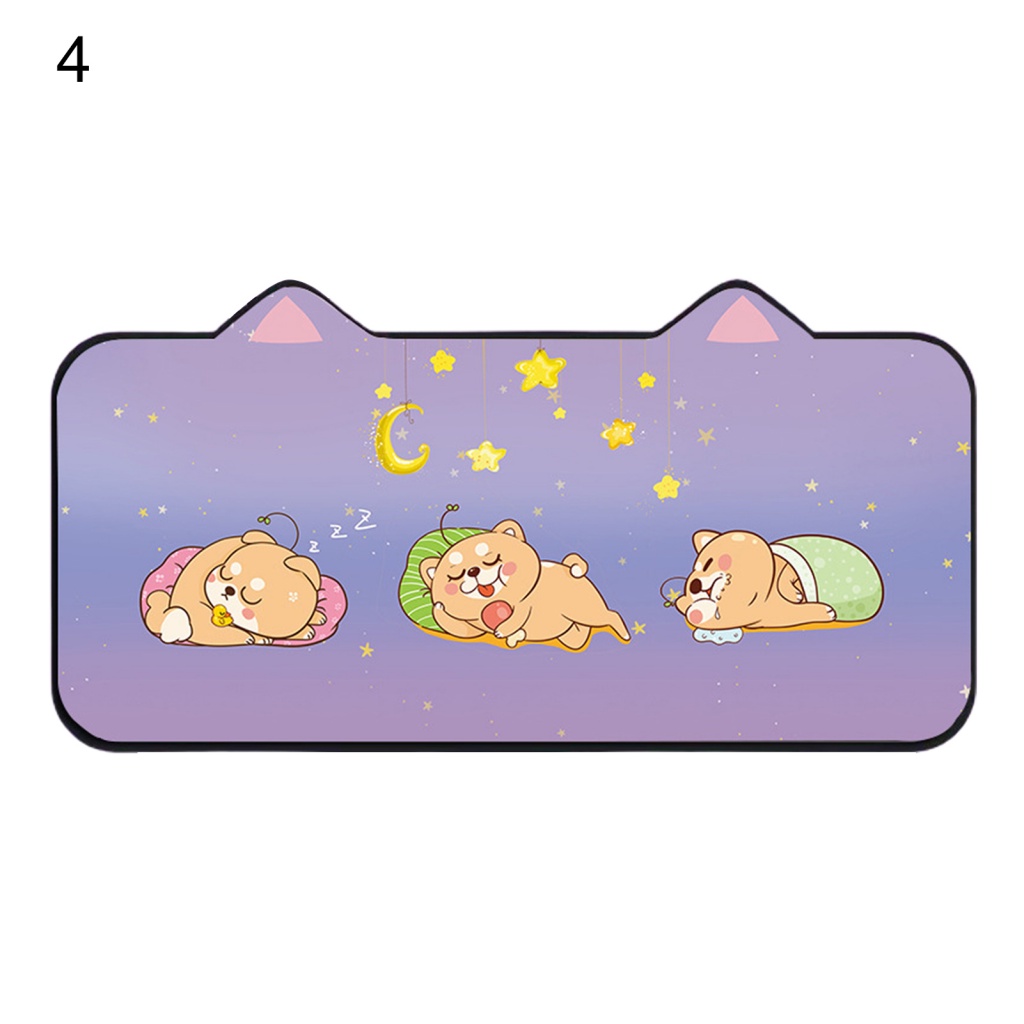 Miếng Lót Chuột Cao Su Đàn Hồi Cao Su Chống Trượt Chống Mài Mòn Hình Tai Mèo Hoạt Hình Trang Trí Nhà Cửa