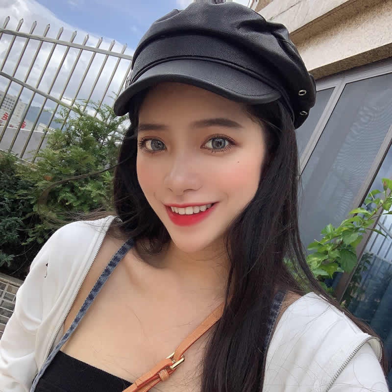 Mũ beret thời trang phong cách cá tính Hàn Quốc cho nữ