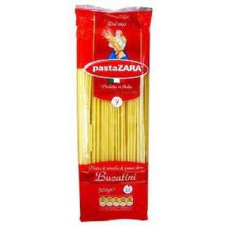 Mỳ Ý dạng ống sợi dài Pasta ZARA Bucatini số 7 – gói 500g nhập khẩu Italia