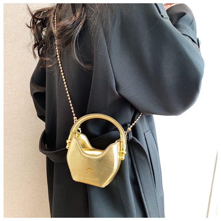 Túi Xách JASMIN NOIR Đeo Chéo Vân Da Cá Sấu Phối Dây Xích Thời Trang Nữ Sành Điệu