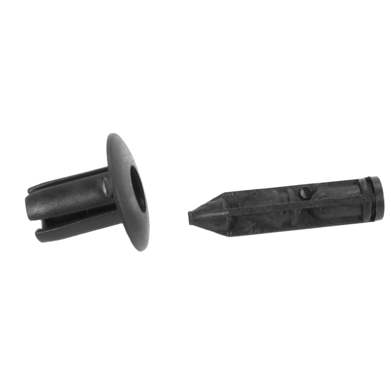 Set 50 Đinh Tán Nhựa 6mm Chuyên Dụng Cho Xe honda yamaha Đen