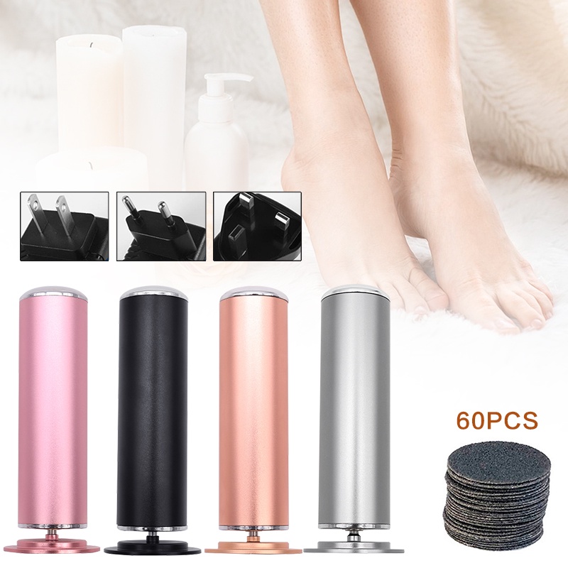Bộ Máy Chà Gót Chân Tẩy Tế Bào Chết Bằng Điện Kèm Giấy Nhám Thay Thế
