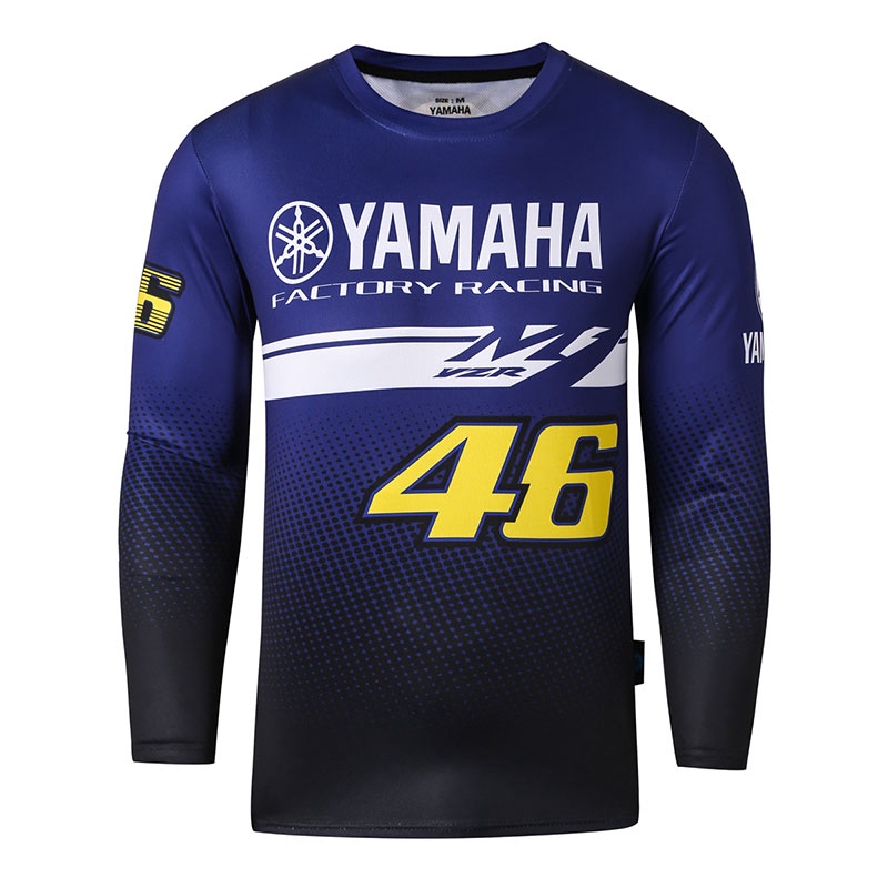 Áo Thun Thể Thao Dài Tay YAMAHA Moto GP Racing