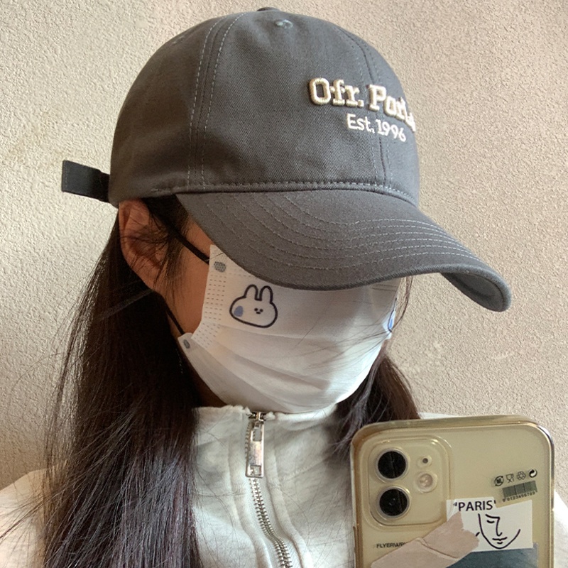 Mũ Lưỡi Trai Thêu Chữ Phong Cách Hàn Quốc Thời Trang Cho Nữ