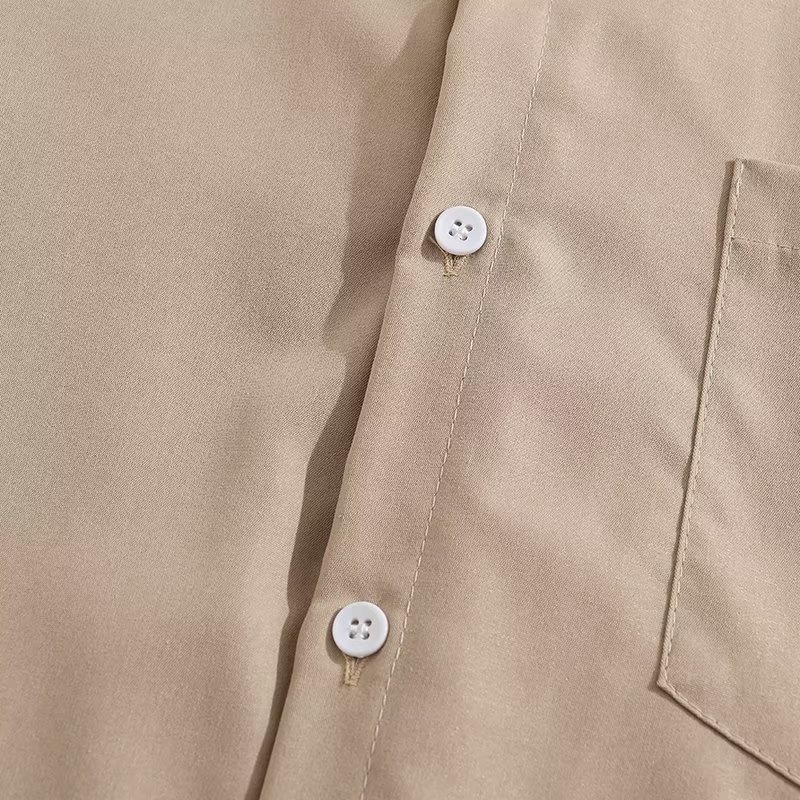 Áo Sơ Mi Tay Lửng Phong Cách vintage Thời Trang Mùa Hè Cho Nam
