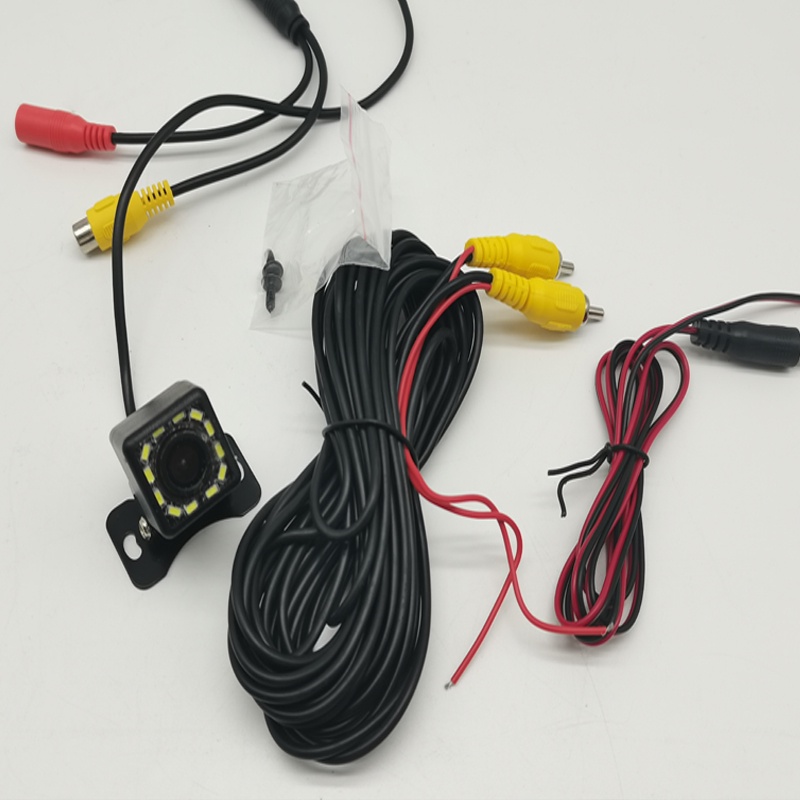 Camera Lùi Xe CCD 12Led Chống Thấm Nước Quay 170 Độ HD