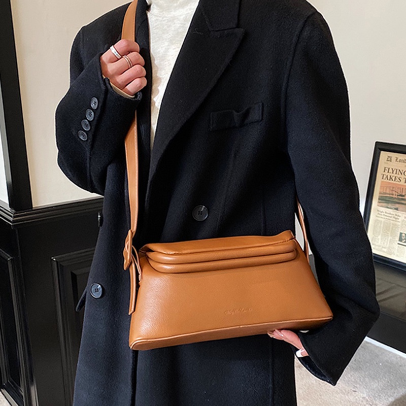 IELGY Túi Đeo Vai Cao Cấp Phong Cách Phương Tây Đơn Giản Cho Nữ