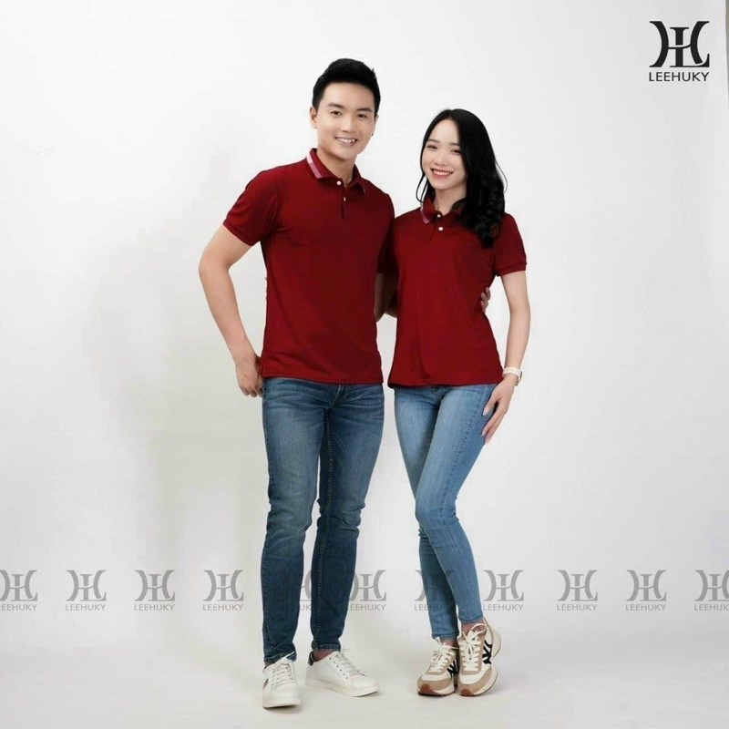 ÁO POLI NAM NỮ PHỐI CỔ VẢI THOÁNG MÁT