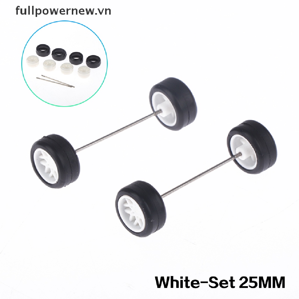 1 Bộ Bánh Xe Cao Su Tỉ Lệ 1: 64 Dành Cho Xe Đua Đồ Chơi DIY
