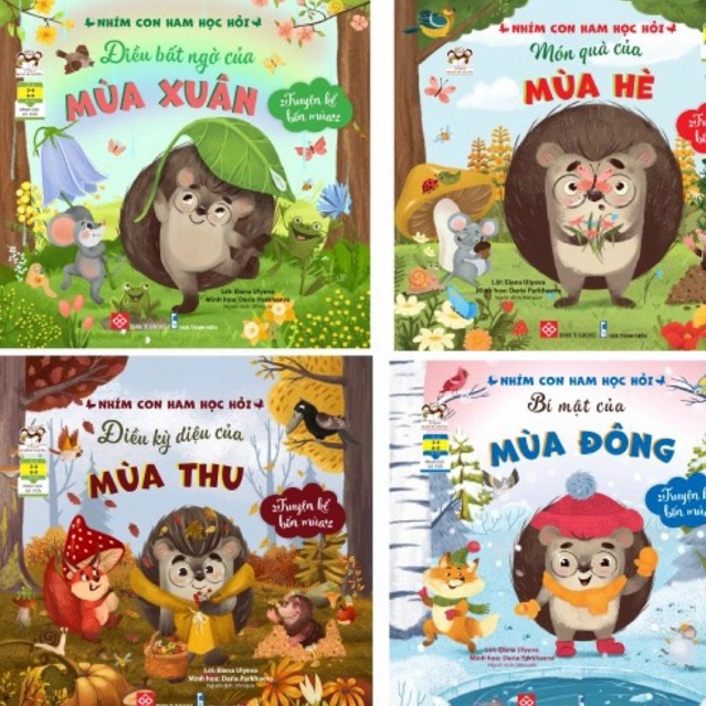 Sách-Truyện kể bốn mùa - Nhím con ham học hỏi