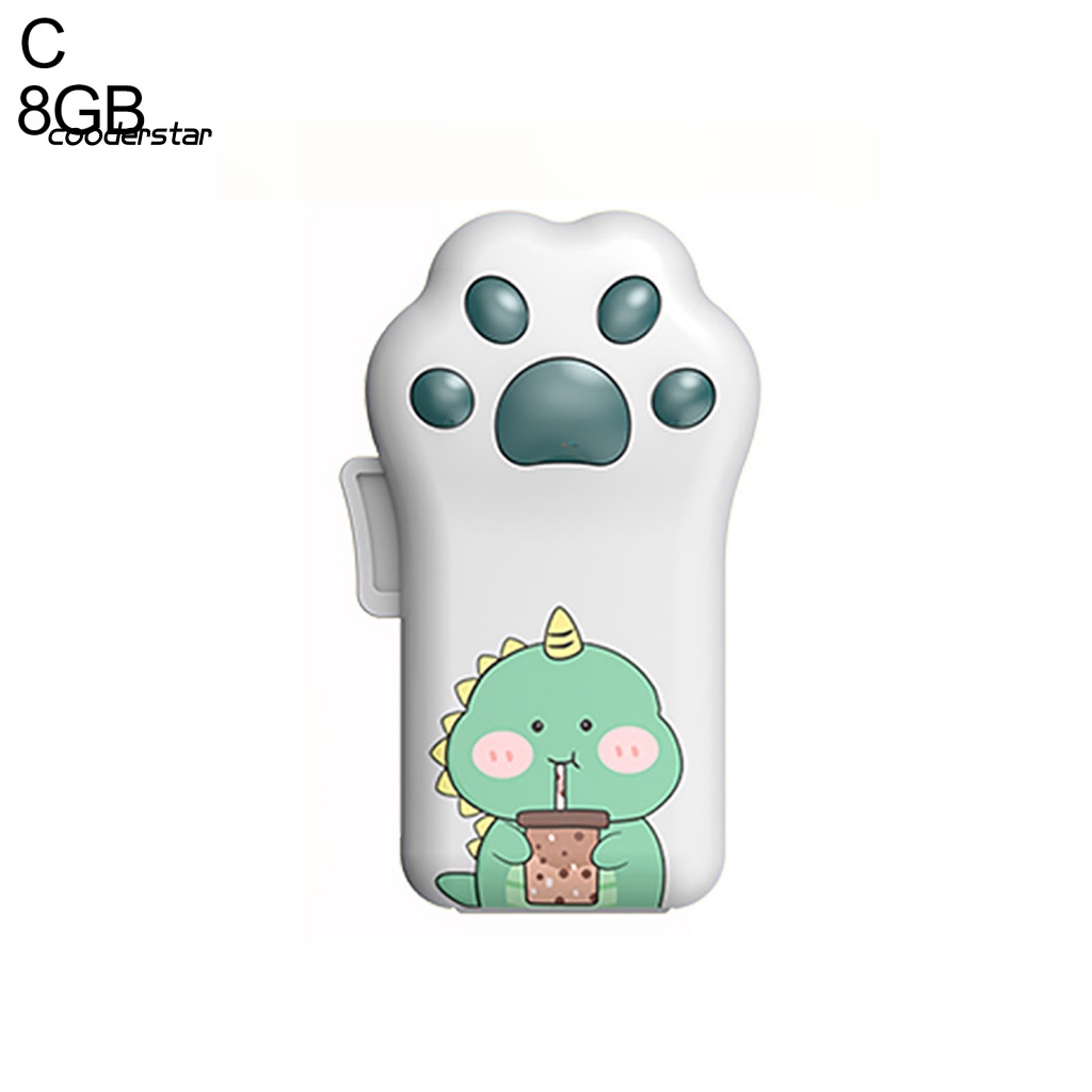 Usb 2.0 Dung Lượng Nhẹ 4GB / 8GB / 16GB Hình Chân Mèo Dễ Thương