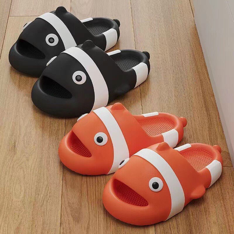 Dép cá hề nemo , dép quai ngang cho nam và nữ siêu hot trend chất eva siêu bền