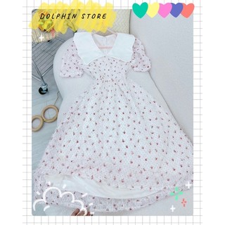 BIGSIZE Đầm hoa midi bigsize