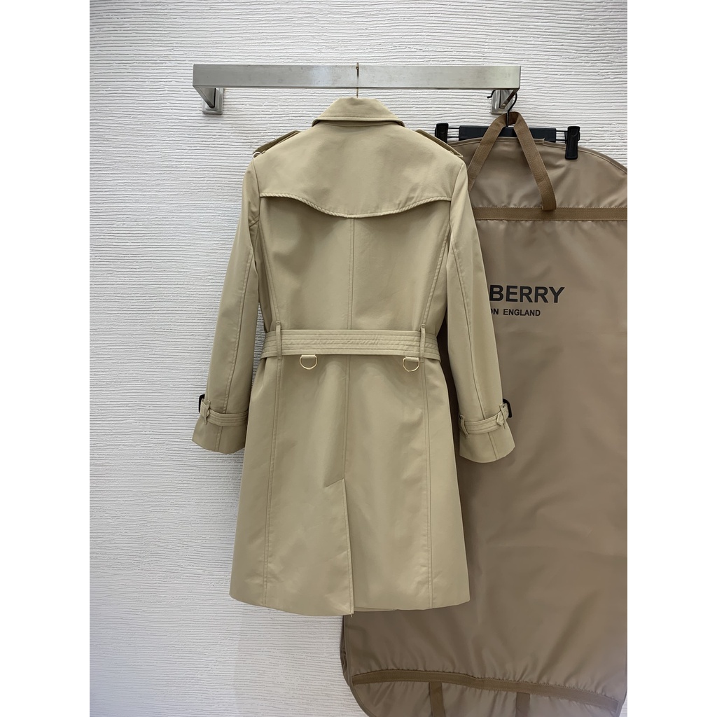 Áo khoác măng tô thời trang cao cấp Burberry BBR phong cách thanh lịch, thời thượng