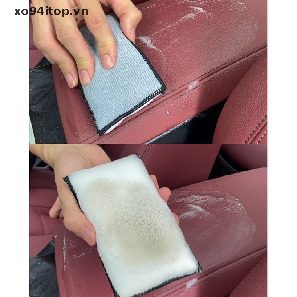 Set 1 / 3 Miếng Bọt Biển Hai Mặt Dùng Để Lau Chùi Vệ Sinh Ô Tô Đa Năng Tiện Dụng