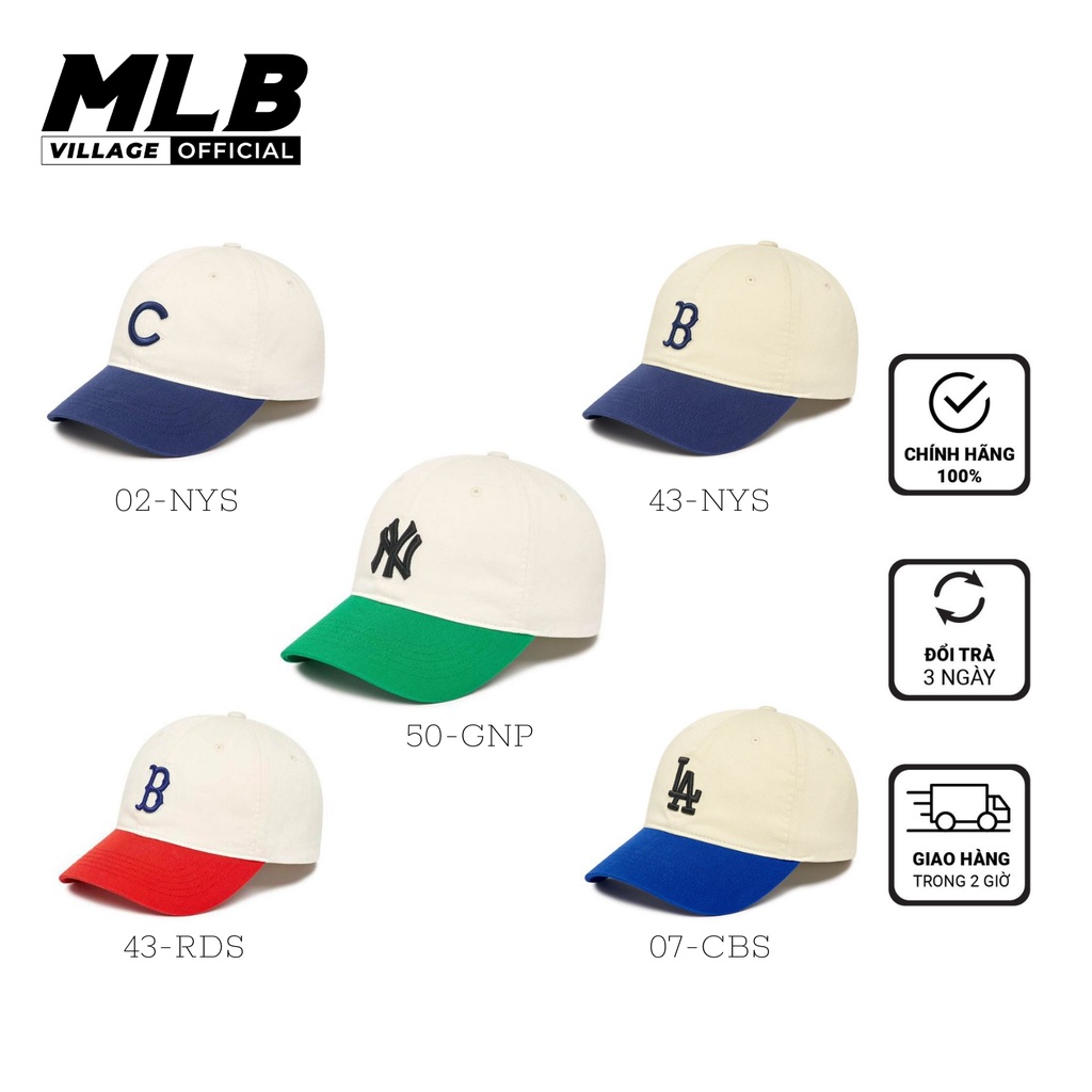 Mũ MLB Basic Coloration Unstructured Ball Cap - Mũ Nón MLB chính hãng