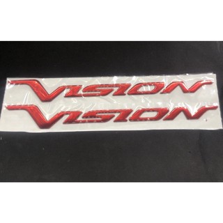 Chữ Vision 2013 Đỏ Xi Loại 2