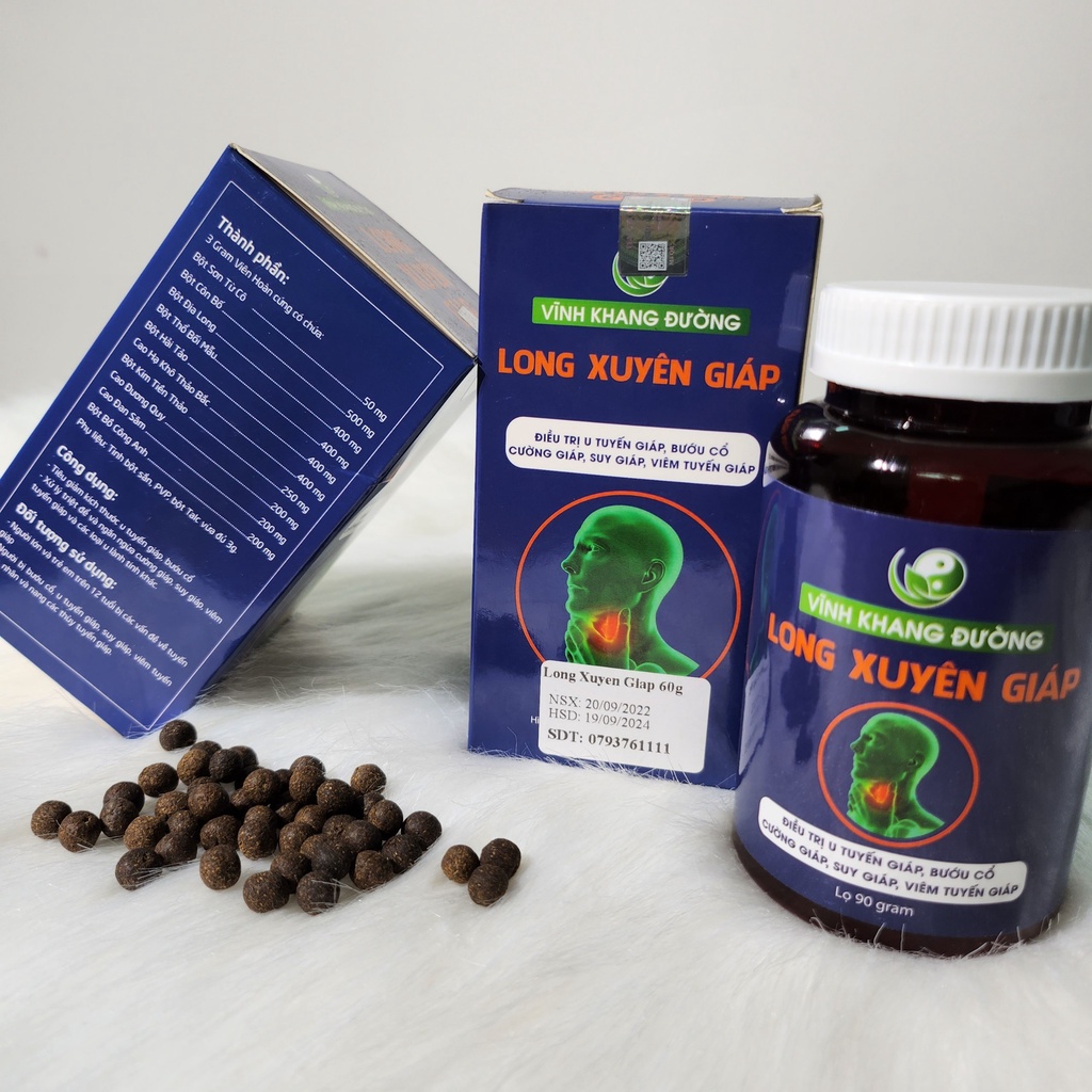 Long Xuyên Giáp Giảm U Tuyến Giáp, Bướu Cổ, Cường Giáp, Suy Giáp, Viêm Tuyến Giáp