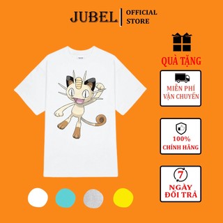 Áo thun Unisex Nam Nữ Trẻ Em Pokemon Mèo Nyasu phản diện
