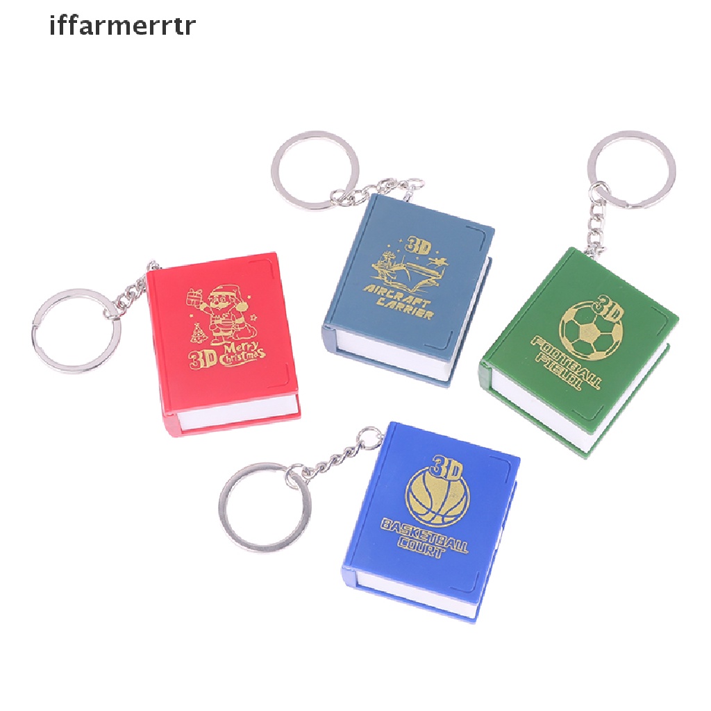 Móc Khóa Hình Quyển Sách / Khủng Long / Phi Hành Gia Mini 3D Gấp Gọn Dành Cho Bé