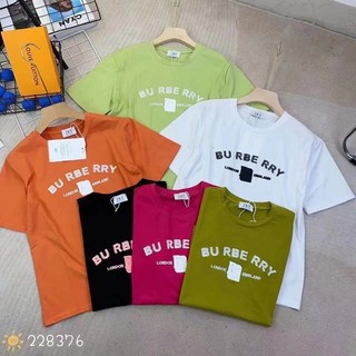 Áo thun nữ tay ngắn in hình chữ bu hàng Quảng Châu chất cotton, áo phông mùa hè basic dễ mặc dễ phối 228376 5
