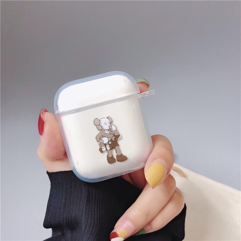Vỏ Bảo Vệ Hộp Sạc Tai Nghe Airpods1 Pro3 Apple AirPods2 airpods1airpods2AirPods MKI5 Hình KAWS Sesame Street Dễ Thương