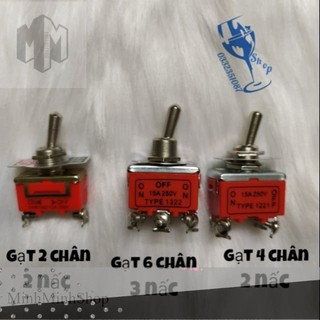 Công tắc gạt 2 - 4 chân 2 nấc và 6 chân 3 nấc hàng đẹp