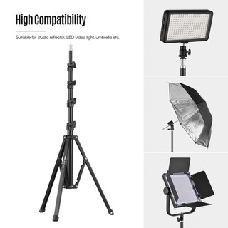 Giá Đỡ Đèn Ba Chân KINGJOY FL2019 Tải Trọng 8kg/17.6lbs Bằng Kim Loại 1/4 Inch Hộp Đèn LED Phản Quang 180cm/5.9ft Hỗ Trợ Chụp Ảnh