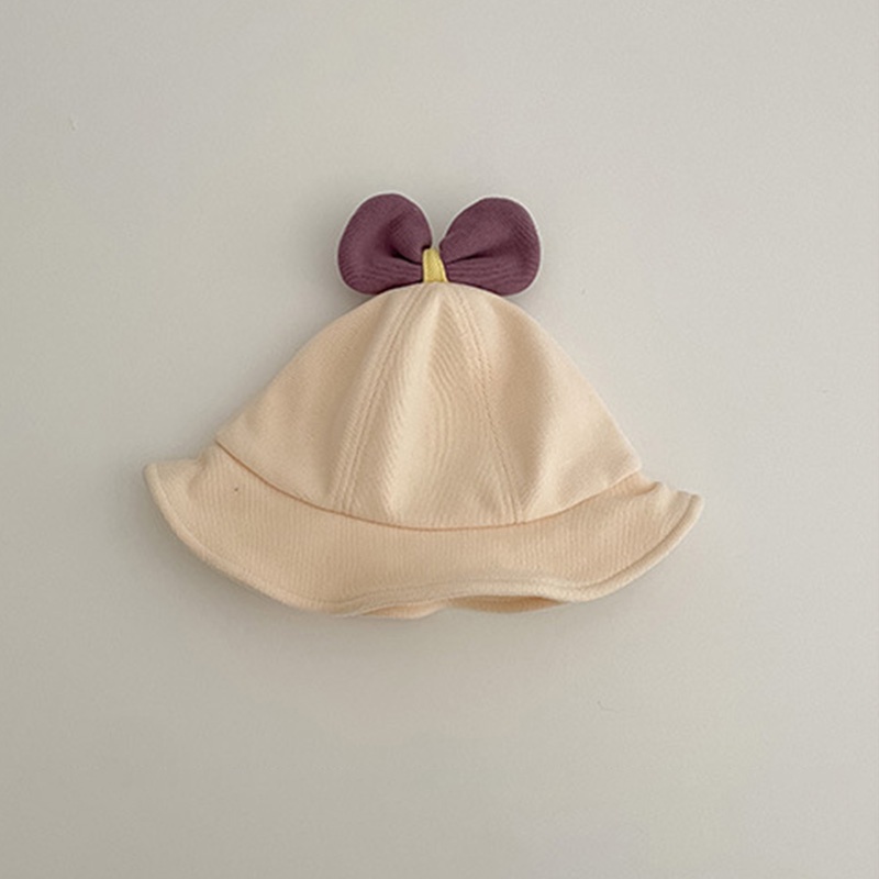 Mũ Tai Bèo Chống Nắng Vải Cotton Mềm Đính Nơ Dễ Thương Thời Trang Mùa Hè Cho Bé Gái 6-36  tháng