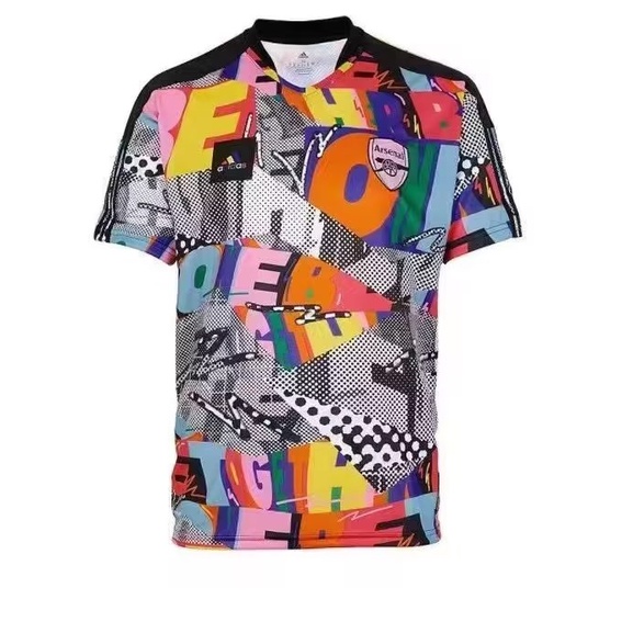 Áo Thun Bóng Đá Ngắn Tay In Chữ Arsenal love 2324 Thời Trang Chất Lượng Cao