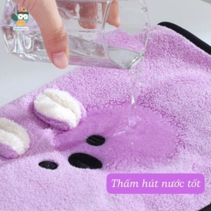 HQP Áo choàng tắm cho bé có mũ vải bông san hô🍁FREESHIP🍁Khăn tắm, khăn choàng nhiều mẫu kích thước 140x70 cm