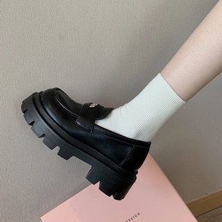 (SẴN - LÙI 1 SIZE) GIÀY LOAFER O50 ĐẾ CAO 6CM DÁNG CHUNKY